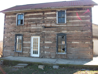 Wakatomika Old Ohio Log Cabin Back