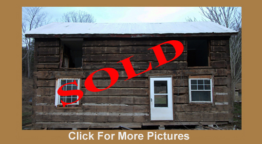 Elk River West Virginia Log Cabin.